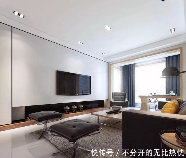 客厅|客厅没阳台怎么办?这样设计比有阳台好看N倍!