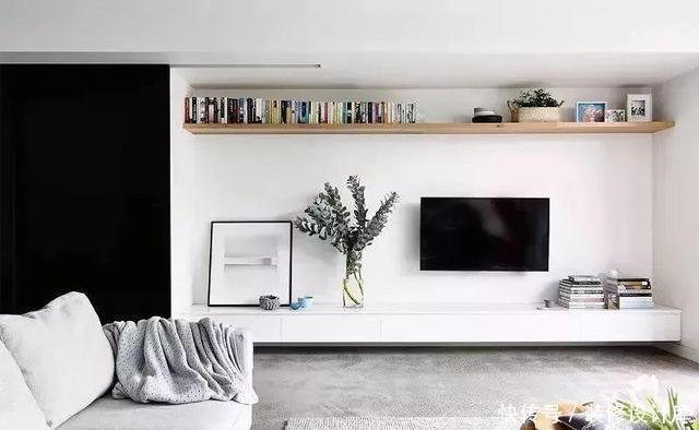 电视墙|电视墙别只会摆电视柜,如此装修,让家立马变得洋气又实用