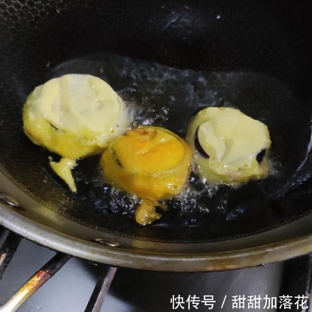 茄盒|夹炸茄盒,一口一个非常美味!