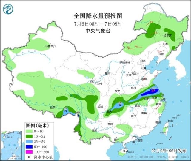 本周内东北地区内蒙古多降雨 华北黄淮等地开启持续性高温天气