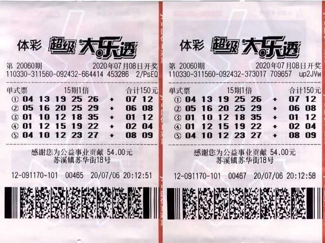 彩友|两张票一人中！彩友独揽大乐透2注头奖