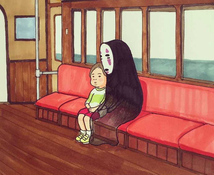  画家|日本插画家专门“抹黑”宫崎骏动画，却引来无数人点赞，画风简直...