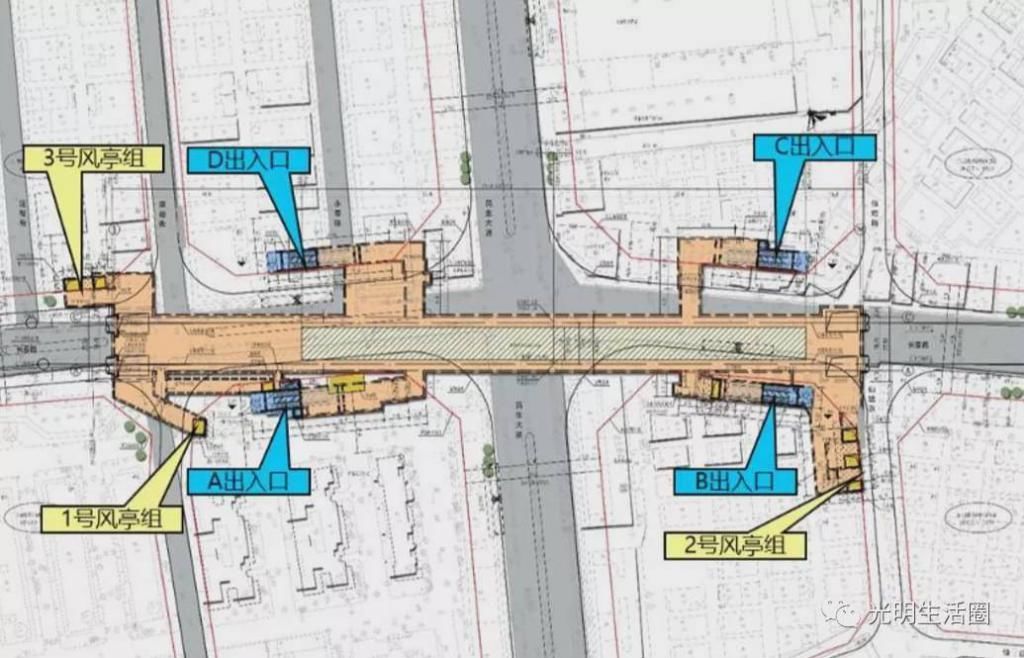 公明段|光明启动地铁13号线土整,各站点详细分布及规划曝光!