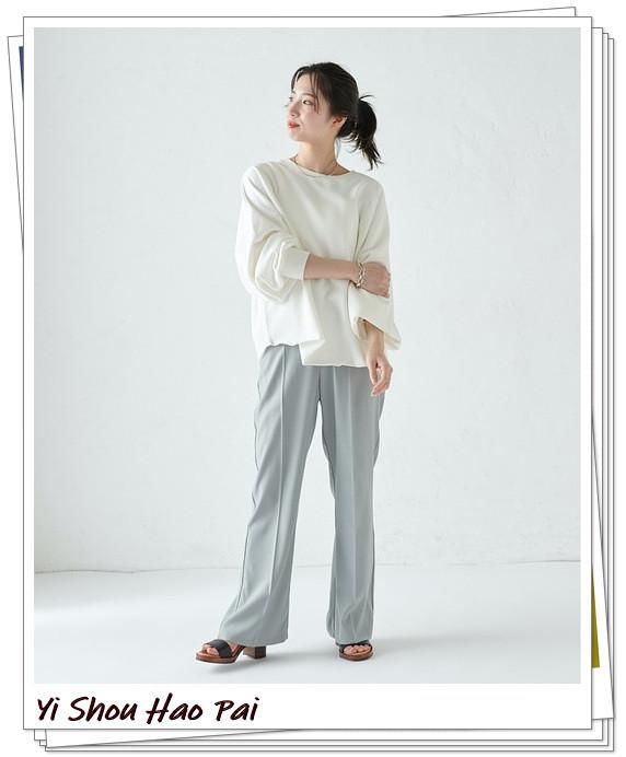 干净|白色无帽卫衣的秋季穿搭推荐！打造干净、简约的日系轻熟风造型