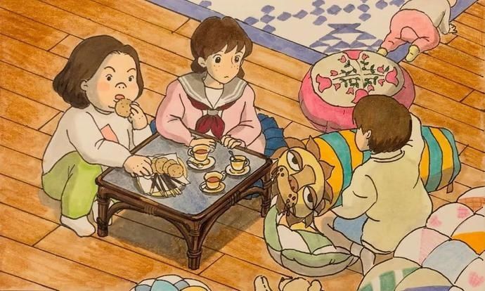  画家|日本插画家专门“抹黑”宫崎骏动画，却引来无数人点赞，画风简直...