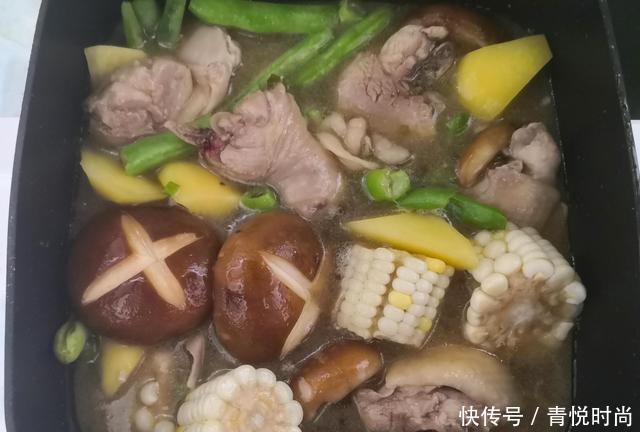 饭菜|家常下饭菜做法:鸡肉这样炖一锅,简单易做,营养好吃