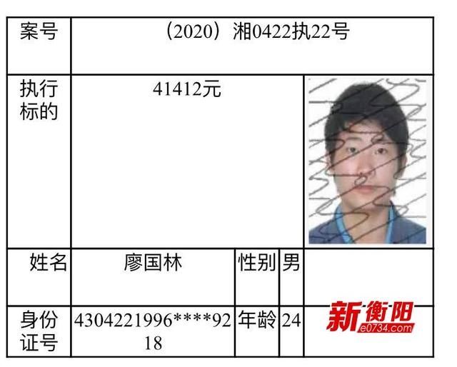 失信|诚信衡阳：衡南县人民法院公布一批失信被执行人名单