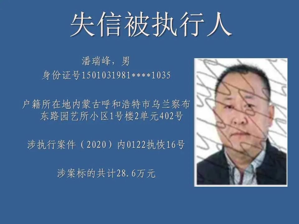 公布|快看！又一批失信被执行人名单公布