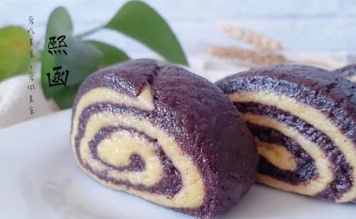  面粉150克|双色杂粮馒头，不沾笼屉，不用二次发酵，浓浓紫米清香，营养好吃