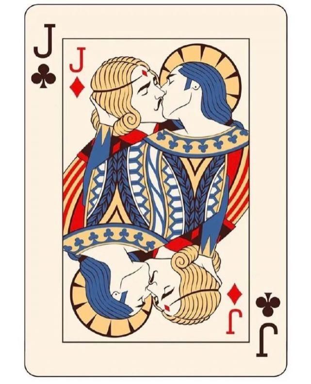  故事|第一次见这么有故事的扑克牌，网友惊呼：“为啥没有对K？”