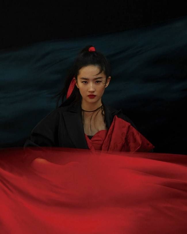  古典|人间花木兰！刘亦菲东方古典写真又美又飒