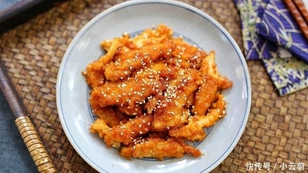 鸡胸肉|鸡胸肉除了油炸,糖醋做法也不错,甜不腻酸又很可口