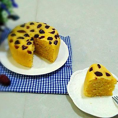  发糕|椰奶南瓜红枣发糕