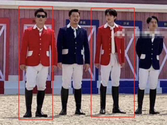  综艺节目|《奔跑吧》路透照，高清镜头下，蔡徐坤与郑恺的身材差距太真实了