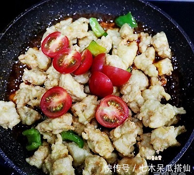 在家|酸甜咕咾肉??(鸡肉版)在家也能做的“大菜”