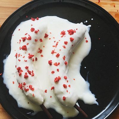  香蕉|脆皮草莓香蕉雪糕