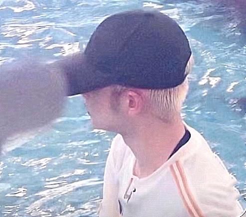  精致|《奔跑吧》最新泳池照：蔡徐坤奶包，何洛洛精致，周震南认不出