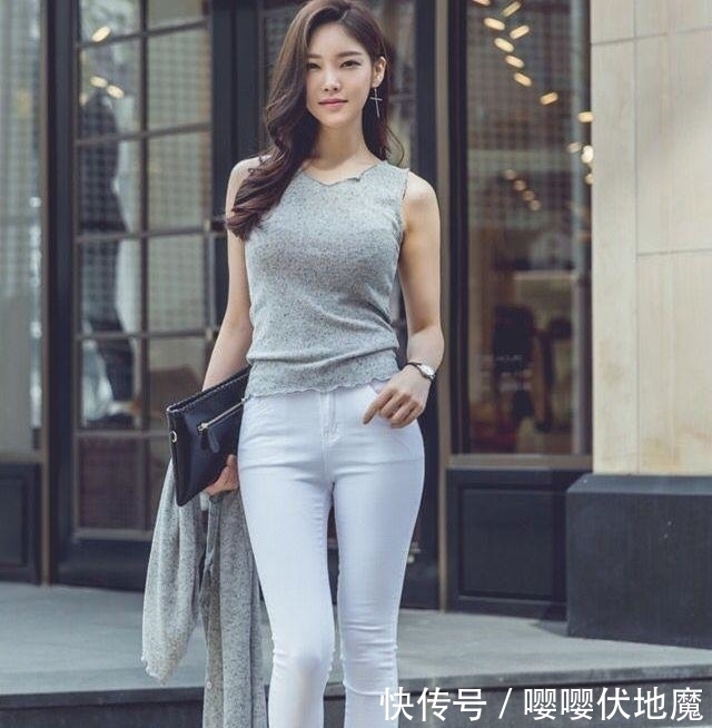 牛仔裤|腰细胯大的美女, 穿上牛仔裤更加漂亮了!