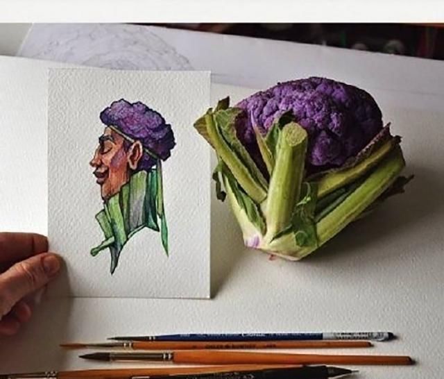 画师|拟人化的水果蔬菜,让这个插画师火爆ins,让人欲罢不能的创意