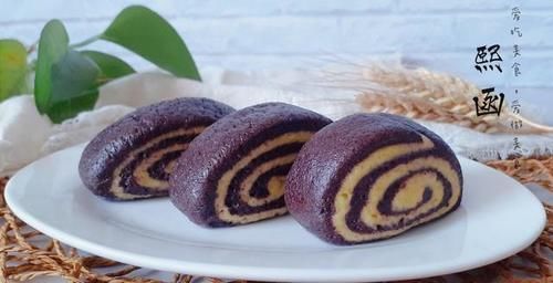 面粉150克|双色杂粮馒头，不沾笼屉，不用二次发酵，浓浓紫米清香，营养好吃