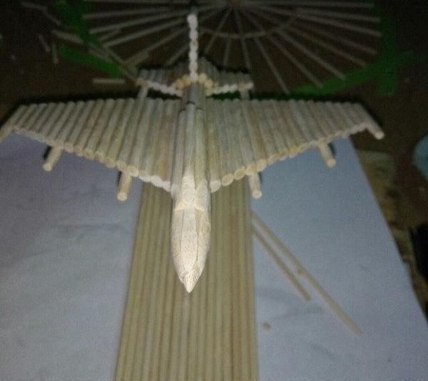 打造|教你一次性筷子，变废为宝，纯手工打造飞机模型，附制作过程