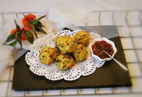 油炸|这款蔬菜丸子,无需油炸,操作简单又美味,一起过健康生活