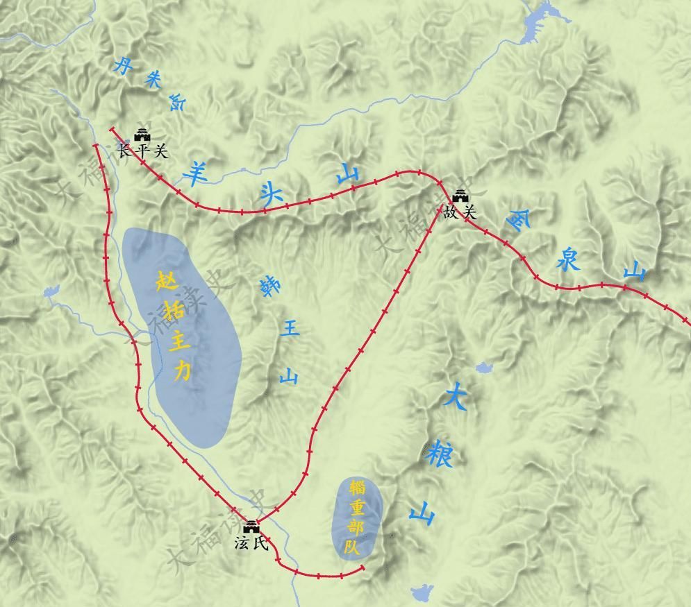 邯郸|11张地形图详解长平之战，看完才知道此战到底有多惨烈！