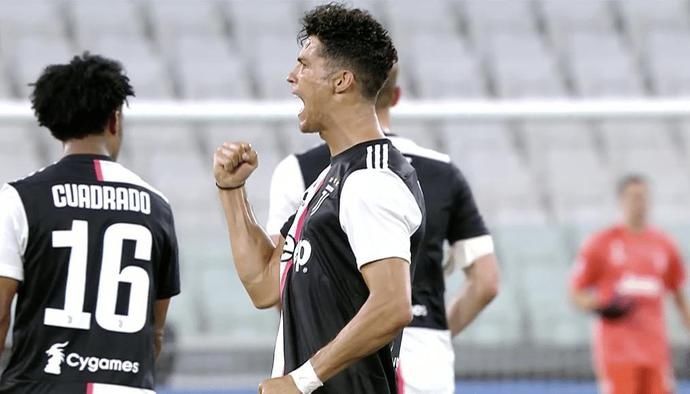 连冠|C罗独造2球+失点！尤文2-0提前2轮夺冠，豪取9连冠刷爆纪录