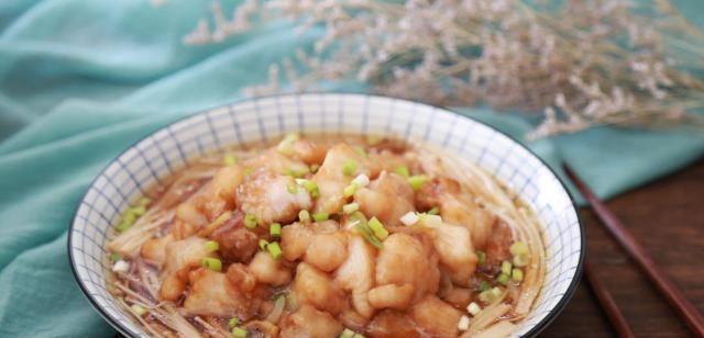  龙利鱼蒸金针菇|我家常给孩子做这菜, 10分钟就出锅, 增强记忆又护眼, 好吃不油腻