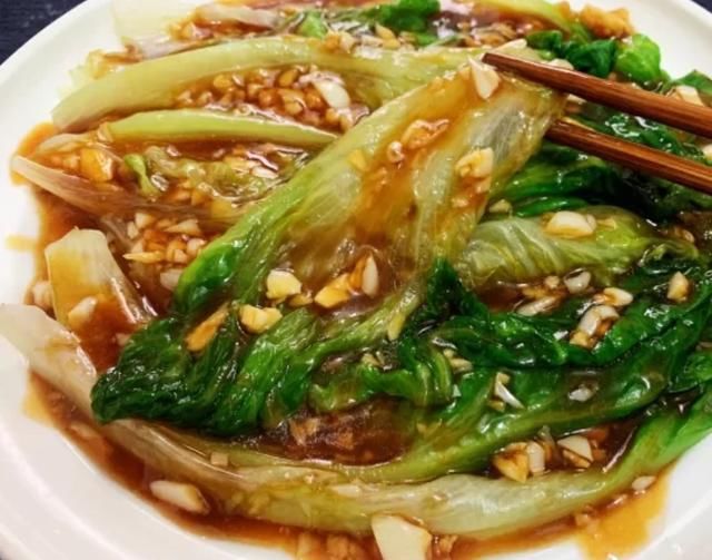 爽口|超级好吃的下饭素菜蚝油生菜,清脆爽口