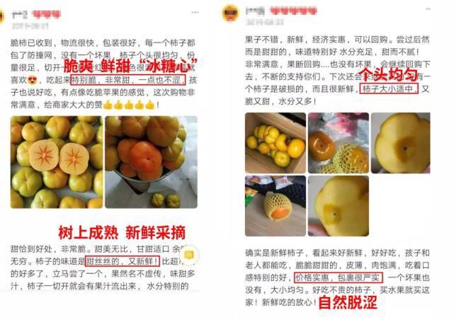 苹果|自带“冰糖心”的云南脆柿,爽似苹果,香甜不带涩