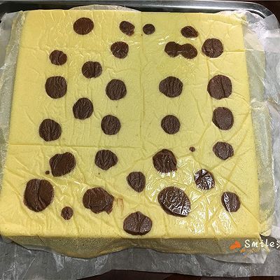 芒果|芒果波点蛋糕卷