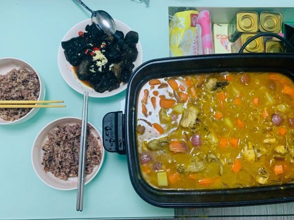  泰式|快手泰式椰香咖喱鸡火锅