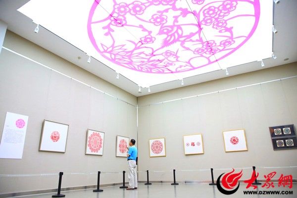 草花怒放·鲁北民间剪纸/刺绣纹样比照赏析展在滨州市美术馆开展