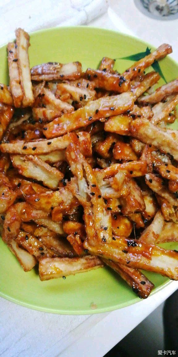  酥茄|家常小菜.糖衣酥茄