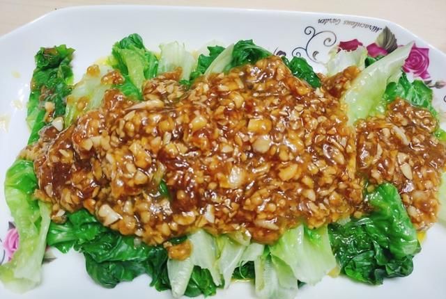 不再|蒜蓉生菜,不再用炒了,这样做,比肉还好吃,赶紧试试吧