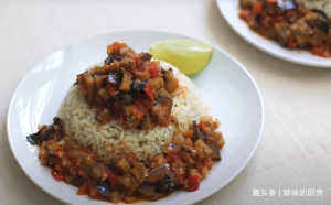 茄子|纯素炖菜食谱，茄子加上番茄这样做，营养丰富还好消化