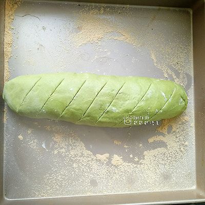  青汁|青汁蜜豆全麦欧包