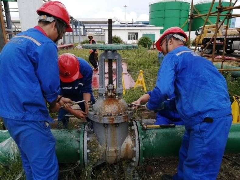  钦州|防讯大练兵！中石化钦州分公司加强风险排查