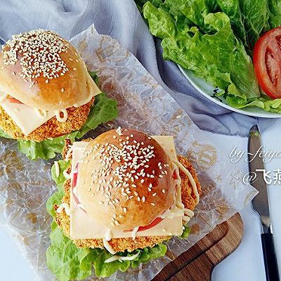  鸡蛋|新奥尔良烤鸡腿堡