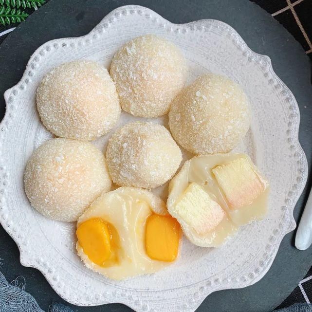 淀粉|自制香甜软糯的糯米糍,太喜欢这种糯叽叽的食物了!