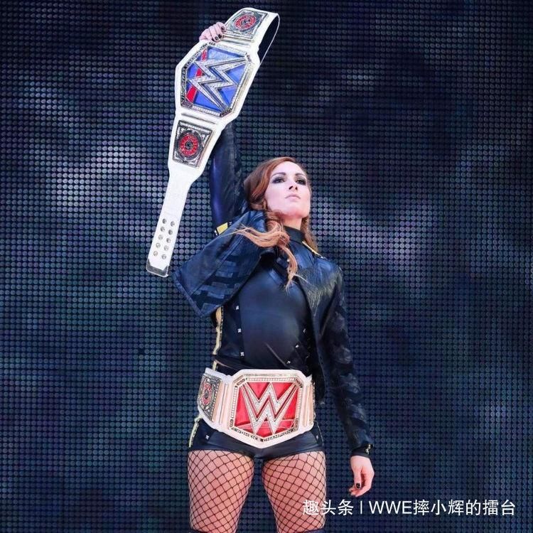 莎夏班克|并肩冷石奥斯汀与大锤HHH!莎夏与贝莉成为WWE女子组历史第一人！