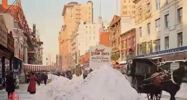 电车|清代末期的美国，高楼林立电车横行，你敢相信这是100年前美国？