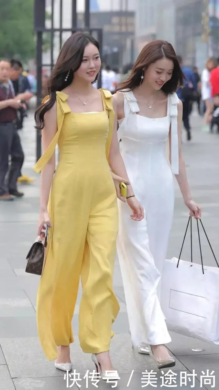  自信|连体阔腿裤时尚耐看彰显自信