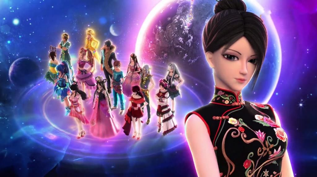  仙子|叶罗丽：孔雀仙子注定黑化，“黑孔雀”造型曝光，炫彩翅膀美翻天