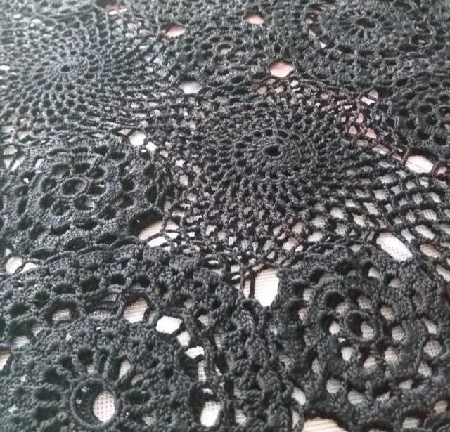 长裙|钩针编织一线连拼花半身裙，气质浪漫长裙你也可以织，附图解教程