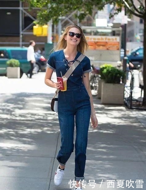 分烟管裤|九分裤+平底鞋,才是早秋最潮搭配