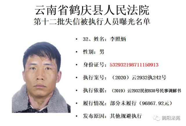 有人|又一批失信被执行人名单曝光,有人仅因为213元钱!