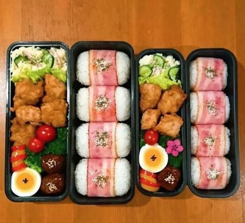 强迫症|日本一对兄妹的便当,吸引3万人围观,强迫症表示看起来好爽