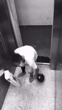 姑娘|搞笑GIF段子:姑娘不怕你笑话,我就很有本事!